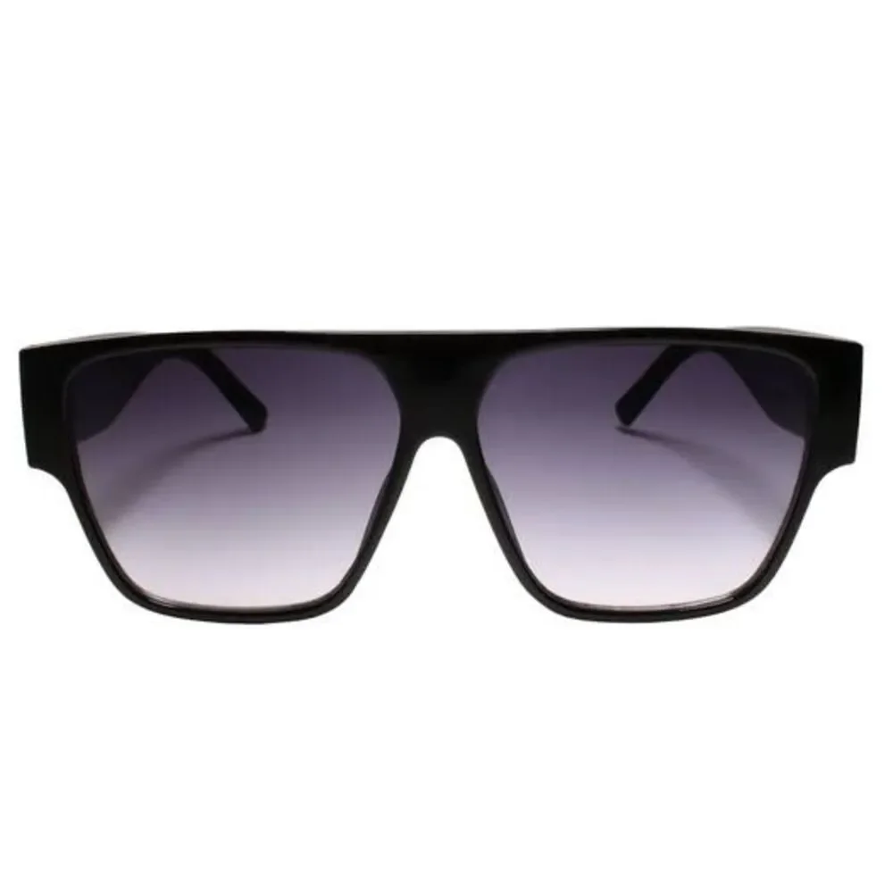 Swag Clubbing Flat Top 80s 90s Oversized Hip Mens Womens Black Sunglasses
